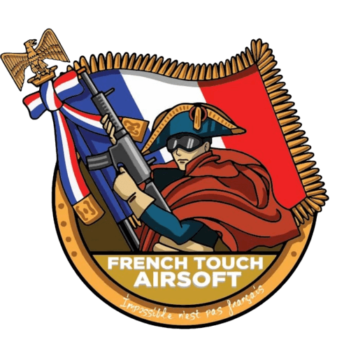 Patch Logo French Touch Airsoft - Napoléon tricolore